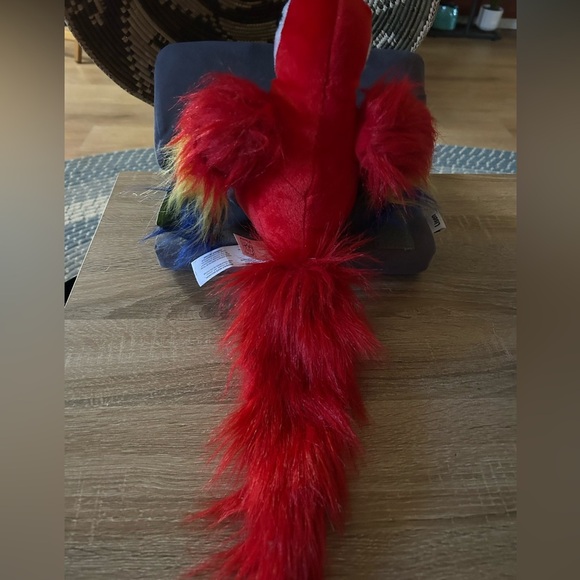 Fiesta WWF Adoption Macaw Bird Red Colorful Stuffed Animal - Picture 8 of 10